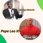 Pope Leo XIV and Bishop Eduardo
