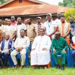 Group photo taken after the launching with Bishop, govt officials, partners and staff of CDTY [Photo by Emmanuel Mandella The City Review]