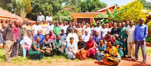 Group photo taken during the opening training session at Bishop Residence in Curia [Photo: Emmanuel Mandella]
