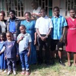 Fr. Usumo Emmanuel with members of one SCC