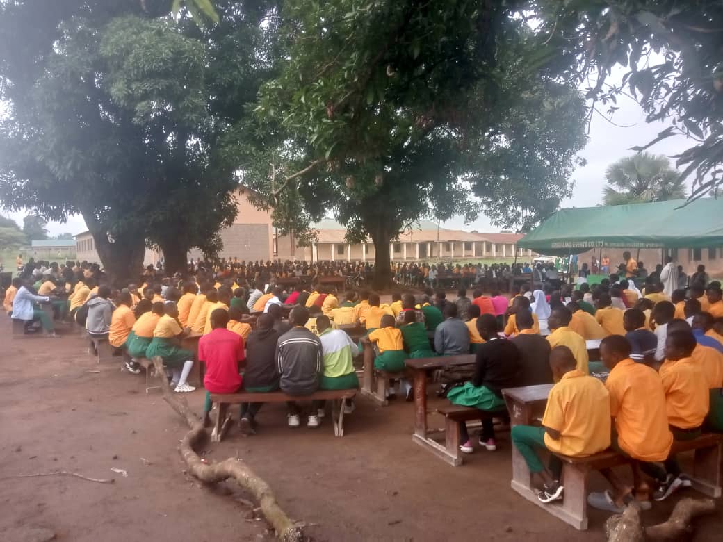 Students of Bishop Abangite College of Science and Technology
