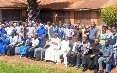 Group photo of 1st Annual Diocesan Audience Participants